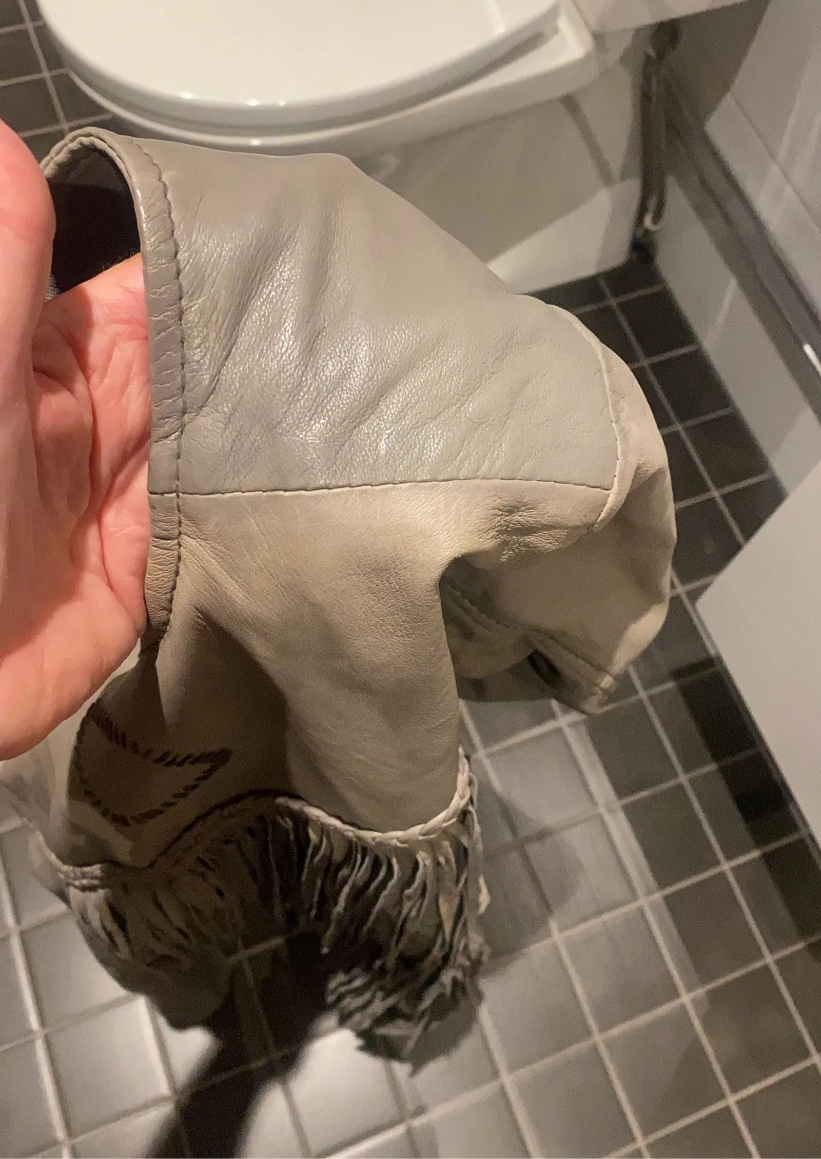 tigha Tigha Leather Jacket Size L / US 10 / IT 46 - 7 Thumbnail
