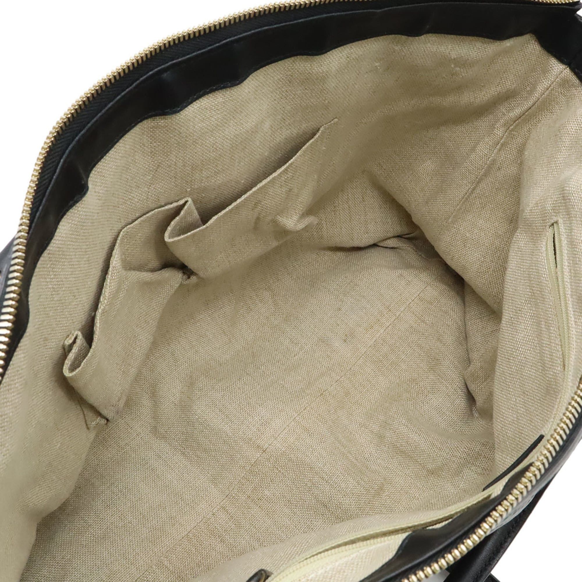 Gucci GUCCI Micro Guccissima Tote Bag Shoulder Leather Black 449655 Size ONE SIZE - 7 Thumbnail