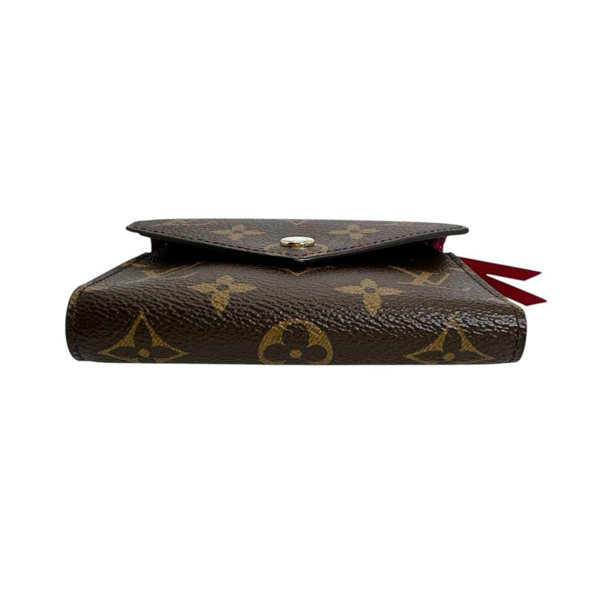 Louis Vuitton Louis Vuitton Monogram Reverse Bi-fold Wallet, Portefeuille Victorine, M81557, Brown Size ONE SIZE - 4 Thumbnail
