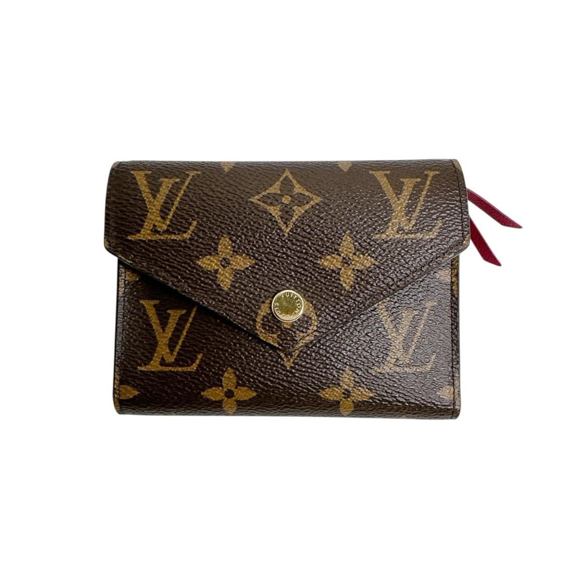 Louis Vuitton Louis Vuitton Monogram Reverse Bi-fold Wallet, Portefeuille Victorine, M81557, Brown Size ONE SIZE - 2 Thumbnail