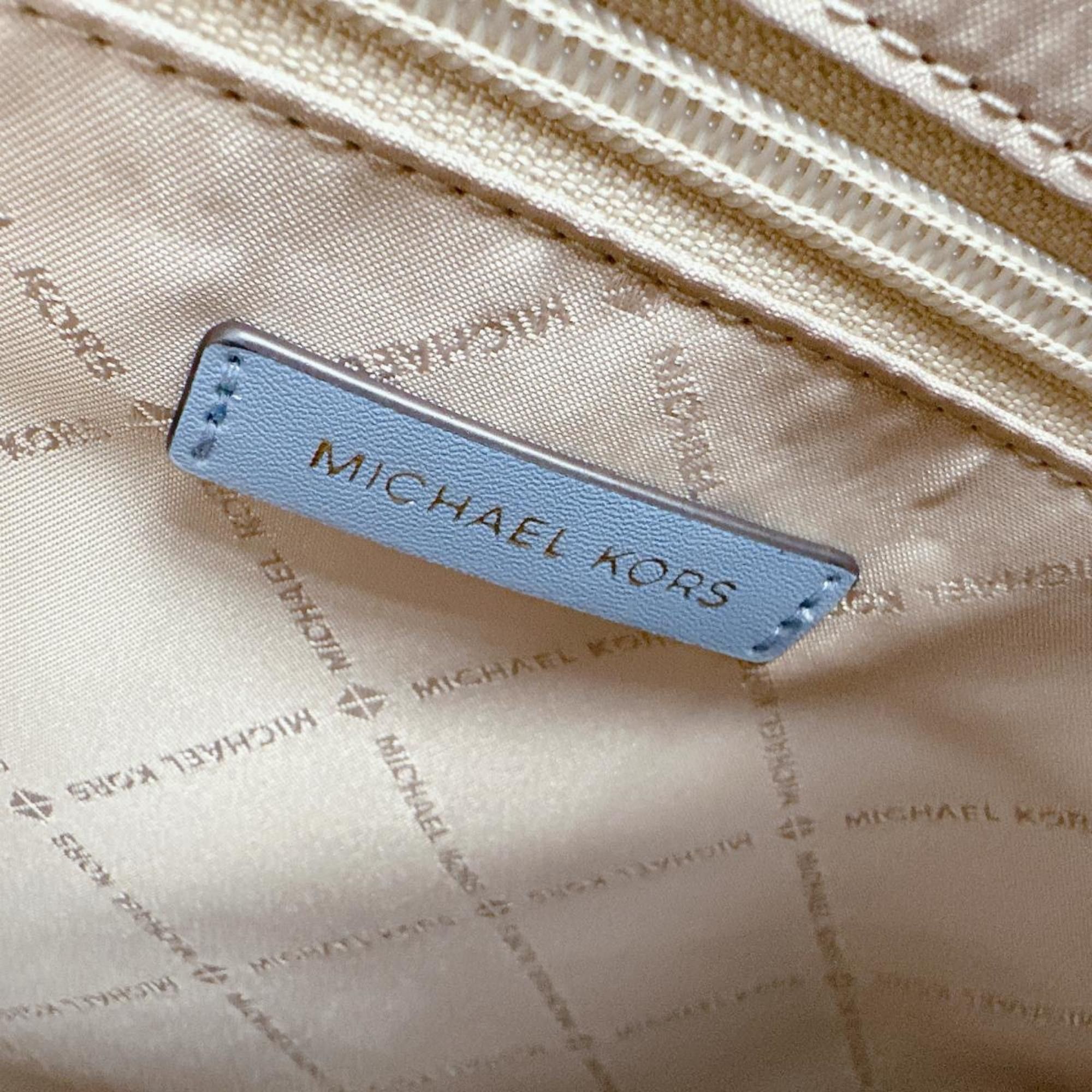 Michael Kors Michael Kors Kenley Leather Shoulder Bag, Blue, 35H1GY9T3T Size ONE SIZE - 12 Thumbnail