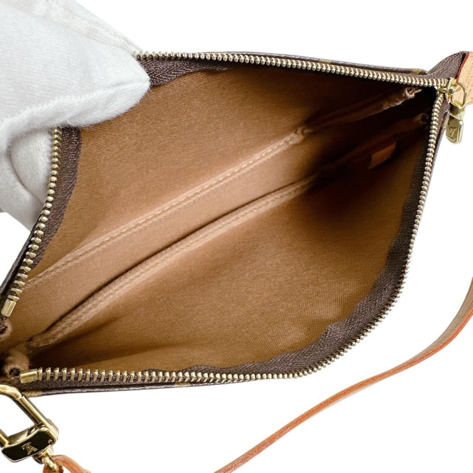 Louis Vuitton Louis Vuitton Pochette Accessoires Monogram Canvas M51980 Brown Pouch Bag Size ONE SIZE - 9 Thumbnail