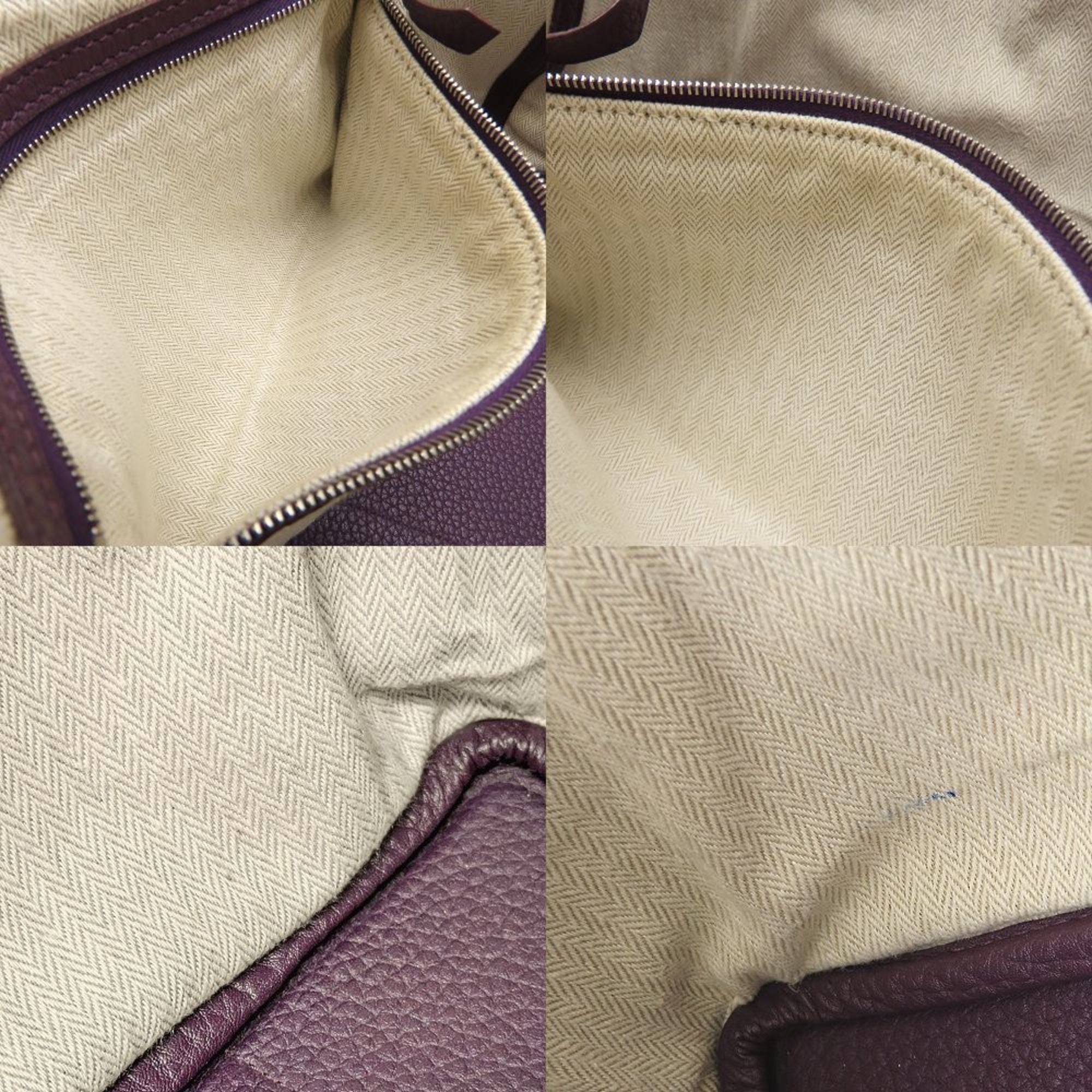 Hermes HERMES Garden Party TPM X Stamp 2016 Negonda Cassis Handbag for Women 353031 Size ONE SIZE - 9 Thumbnail