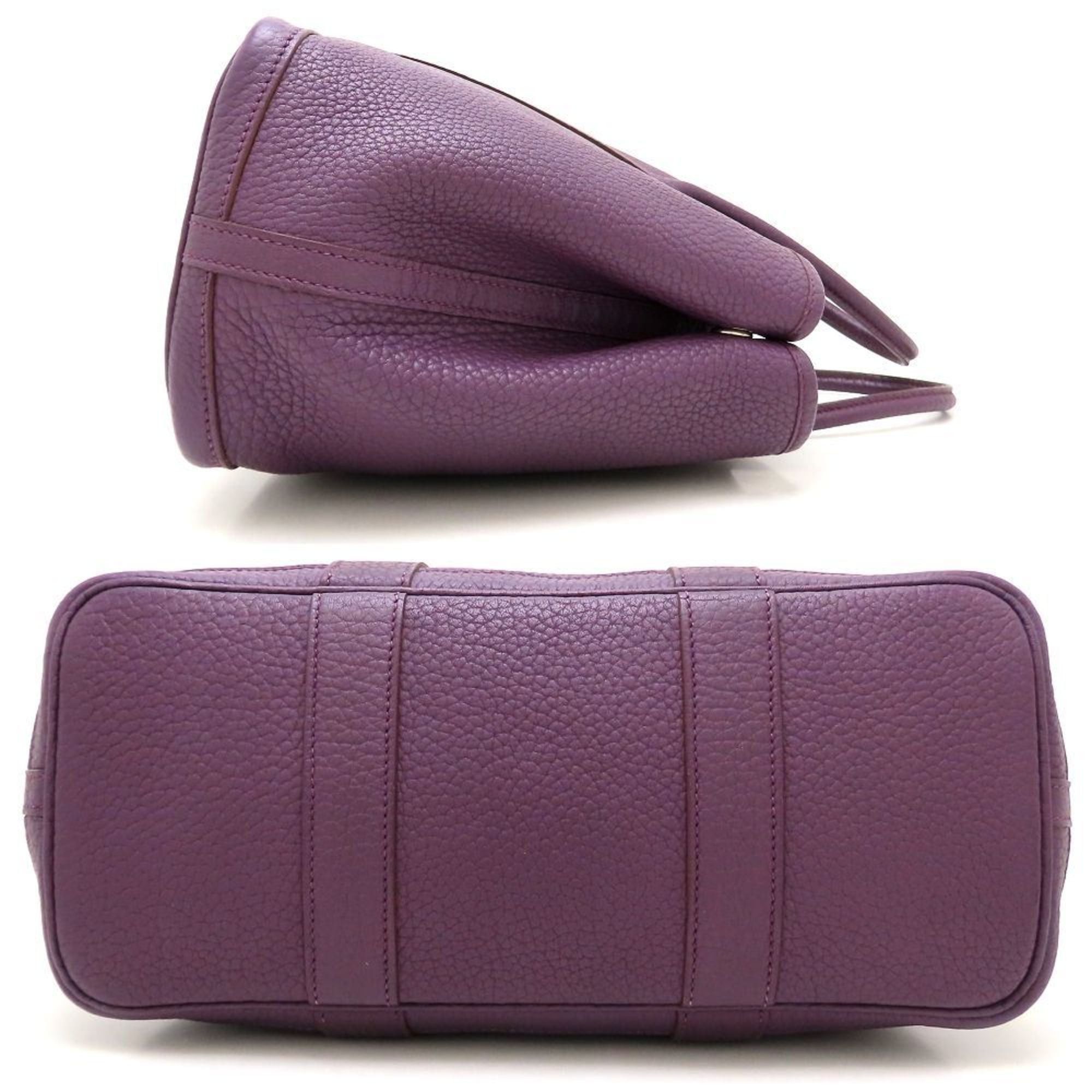 Hermes HERMES Garden Party TPM X Stamp 2016 Negonda Cassis Handbag for Women 353031 Size ONE SIZE - 3 Thumbnail