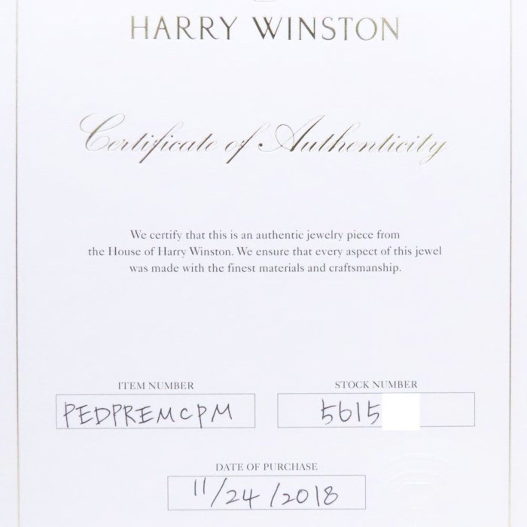 Harry Winston Harry Winston Pear-Shaped Mini Cross Necklace with Diamonds in Pt950 Platinum for Women, PEDPREMCPM 294798 Size ONE SIZE - 9 Thumbnail