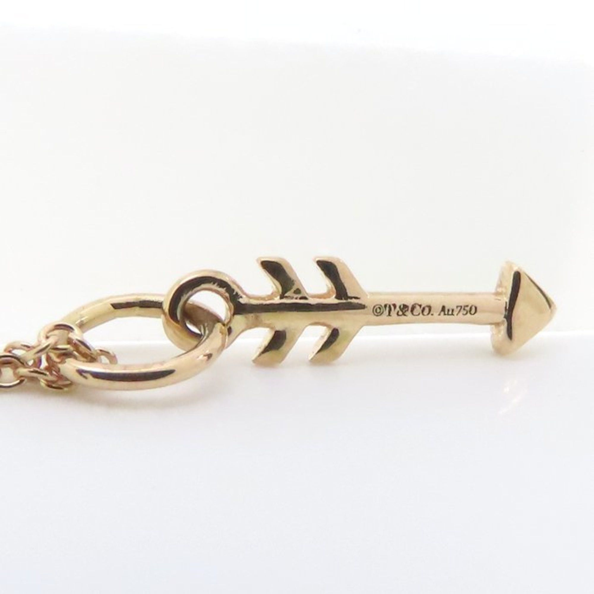 Tiffany & Co. TIFFANY & Co. Tiffany Heart Arrow Charm Necklace, 18KPG, Women's, 294801 Size ONE SIZE - 8 Thumbnail