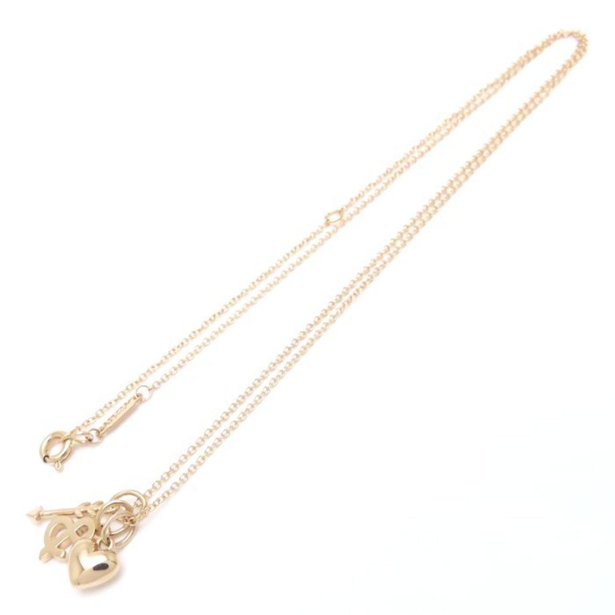 Tiffany & Co. TIFFANY & Co. Tiffany Heart Arrow Charm Necklace, 18KPG, Women's, 294801 Size ONE SIZE - 4 Thumbnail