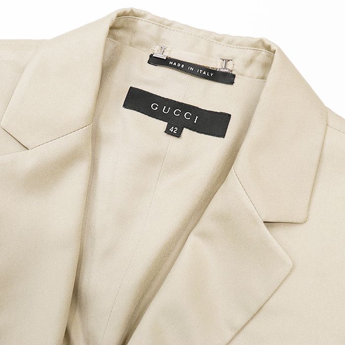Gucci Gucci Gucci 100% Silk Tailored Jacket Textile Outerwear DUTY FREE for USA Size ONE SIZE - 11 Thumbnail