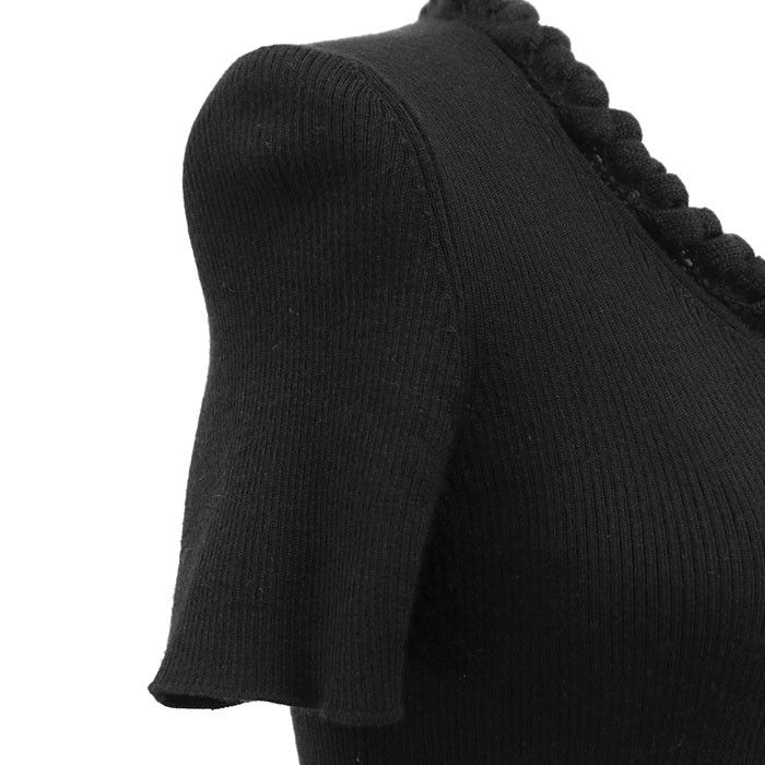 Chanel Chanel Chanel P42530 Cashmere Knit Top Textile Tops P42530 DUTY FREE for USA Size ONE SIZE - 7 Thumbnail