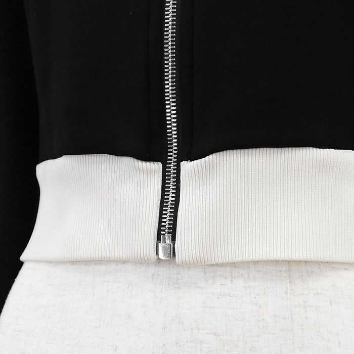 Miu Miu Miu Miu Miu Miu Jersey Cropped Jacket Cotton Polyamide Jacket Textile Outerwear DUTY FREE for USA Size ONE SIZE - 5 Thumbnail