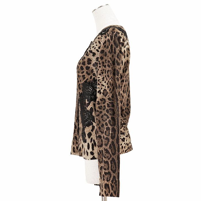 Dolce & Gabbana Dolce & Gabbana Dolce&Gabbana Wool Cotton Knit Cardigan Textile Tops DUTY FREE for USA Size ONE SIZE - 7 Thumbnail