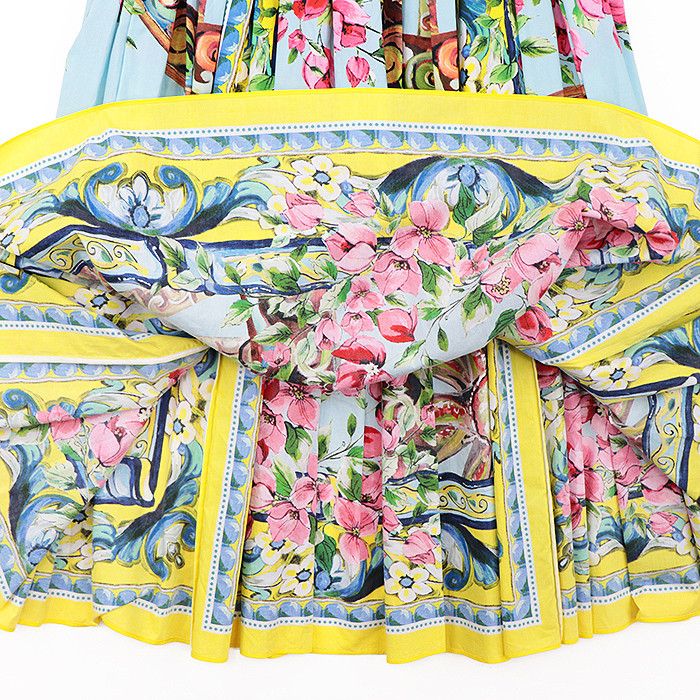 Dolce & Gabbana Dolce & Gabbana Dolce&Gabbana Cotton Dress Textile Dresses F6JS7T DUTY FREE for USA Size ONE SIZE - 8 Thumbnail