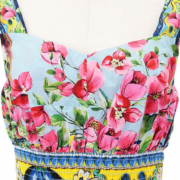 Dolce & Gabbana Dolce & Gabbana Dolce&Gabbana Cotton Dress Textile Dresses F6JS7T DUTY FREE for USA Size ONE SIZE - 2 Thumbnail