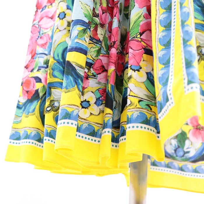 Dolce & Gabbana Dolce & Gabbana Dolce&Gabbana Cotton Dress Textile Dresses F6JS7T DUTY FREE for USA Size ONE SIZE - 7 Thumbnail