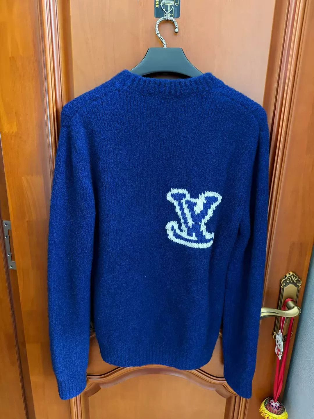 Louis Vuitton louis vuitton blue logo knit sweater size S Size US S / EU 44-46 / 1 - 2 Thumbnail