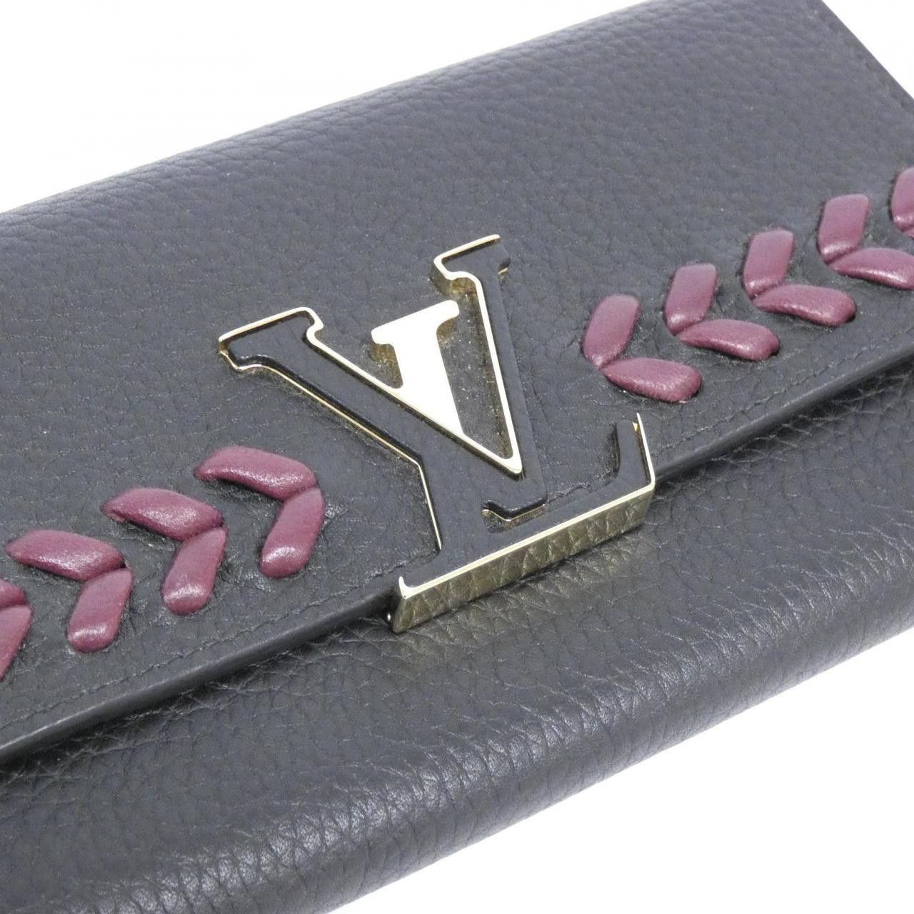 Louis Vuitton Louis Vuitton Louis Vuitton Capucines Taurillon Long Wallet Leather Long Wallet M62076 DUTY FREE for USA Size ONE SIZE - 6 Thumbnail