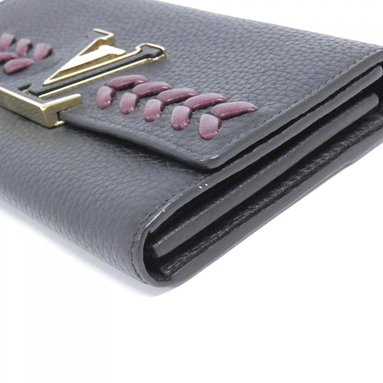 Louis Vuitton Louis Vuitton Louis Vuitton Capucines Taurillon Long Wallet Leather Long Wallet M62076 DUTY FREE for USA Size ONE SIZE - 3 Thumbnail