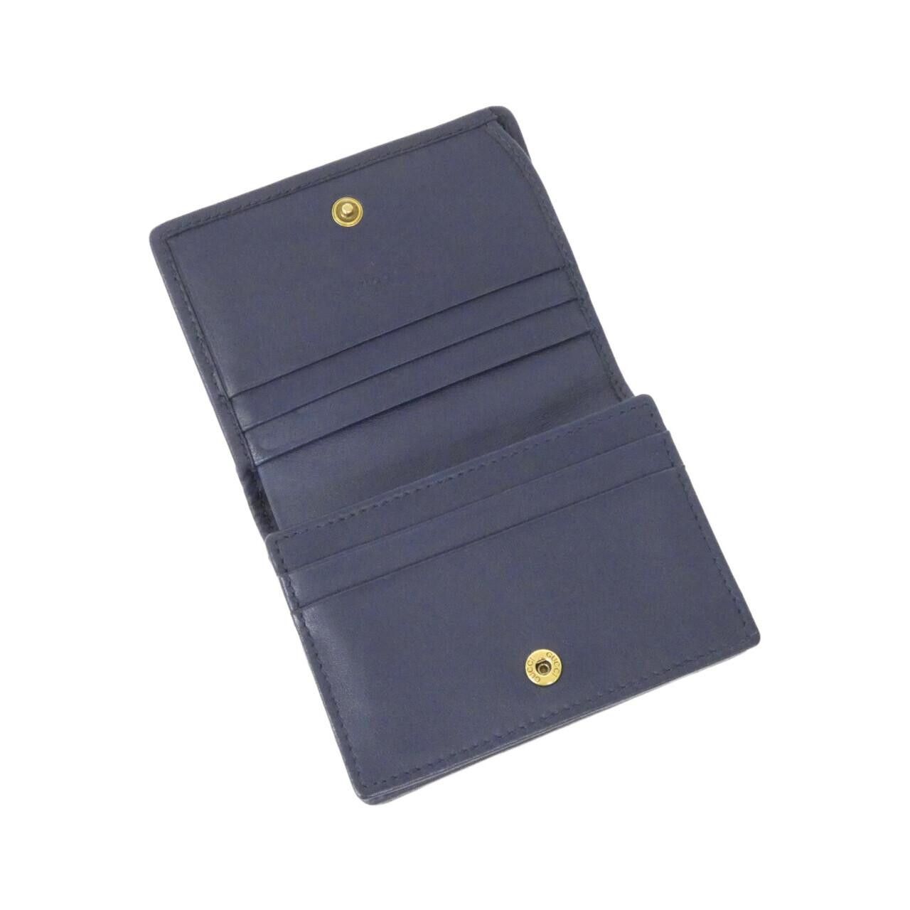 Gucci Gucci Gucci GG Supreme Canvas Leather Wallet Textile Short Wallet 536353 DUTY FREE for USA Size ONE SIZE - 5 Thumbnail