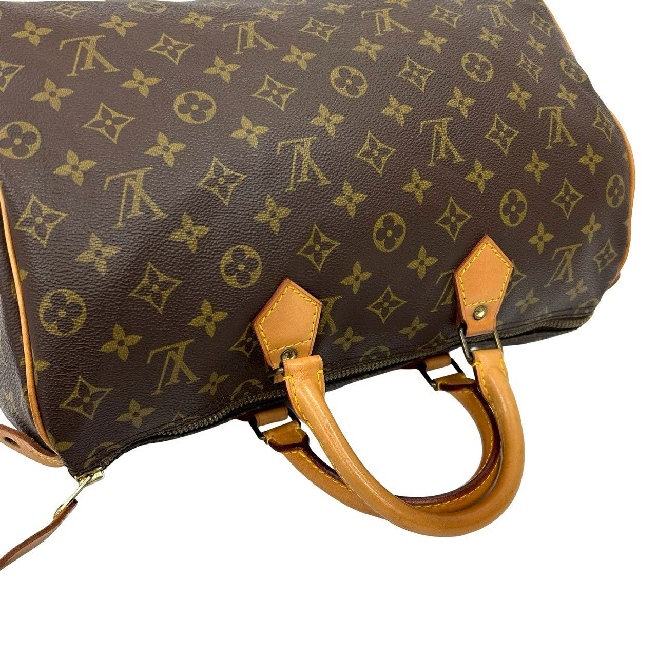 Louis Vuitton Louis Vuitton Louis Vuitton Speedy Monogram Leather Handbag Textile Handbag DUTY FREE for USA Size ONE SIZE - 5 Thumbnail