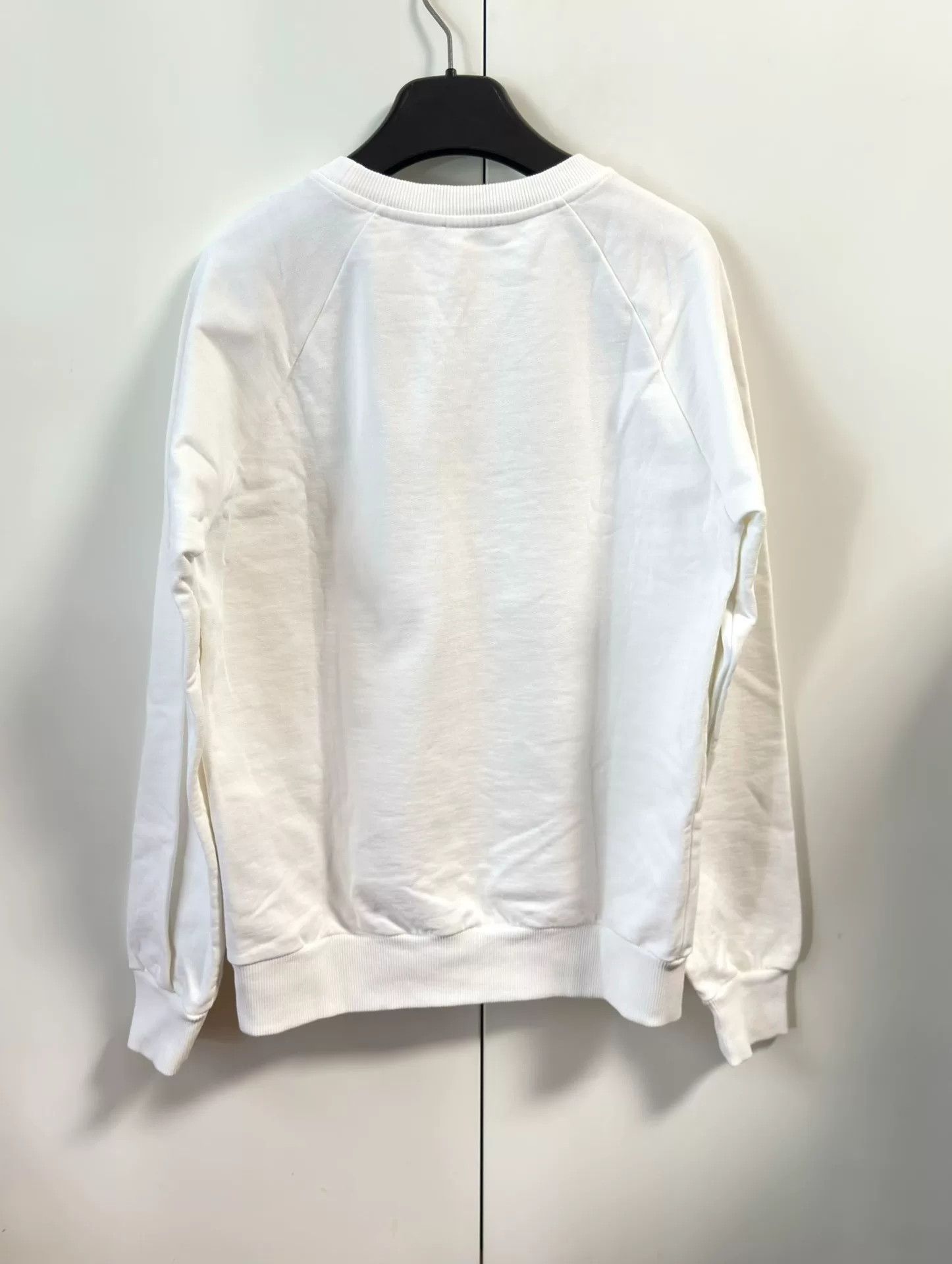 Balmain balmain white logo sweatshirt with plush texture Size US M / EU 48-50 / 2 - 3 Thumbnail
