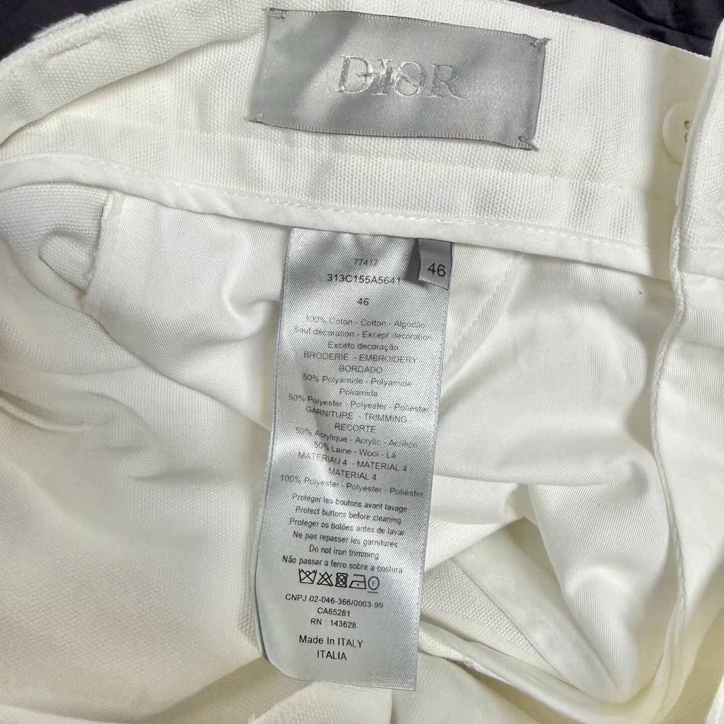 Dior dior limited edition white jeans with logo Size US 36 / EU 52 - 4 Thumbnail