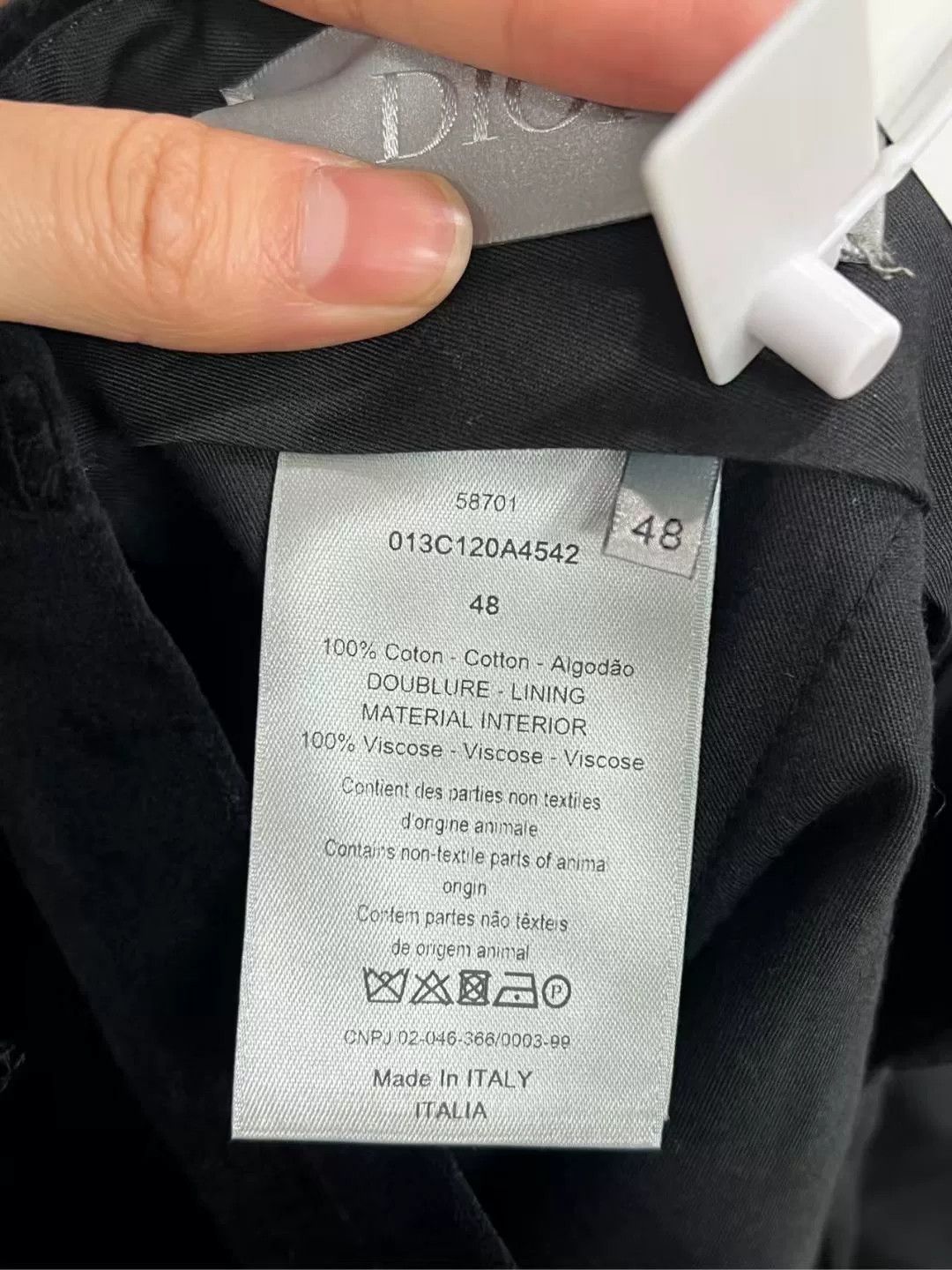 Dior Dior Velvet Trousers Size 48 Size US 28 / EU 44 - 3 Thumbnail
