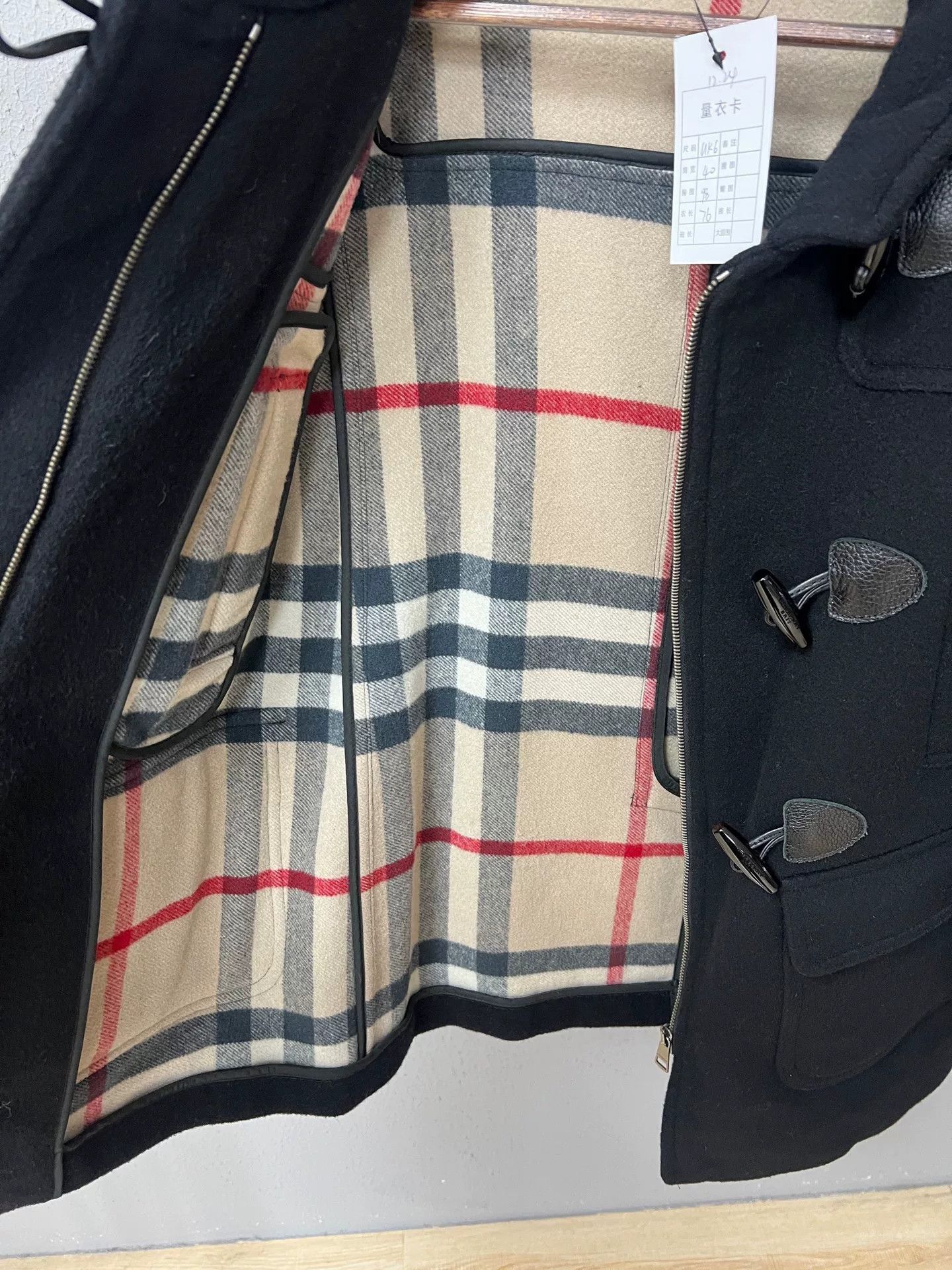 Burberry Burberry Wool Toggle Coat Size UK6 Size XS / US 0-2 / IT 36-38 - 3 Thumbnail