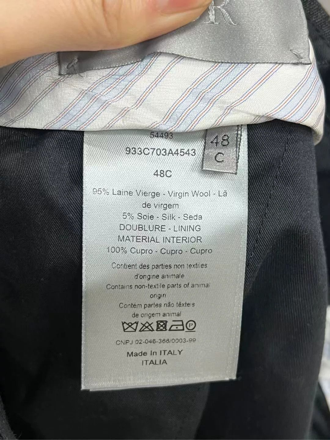 Dior Dior Straight-Leg Trousers in Black Size US 28 / EU 44 - 3 Thumbnail