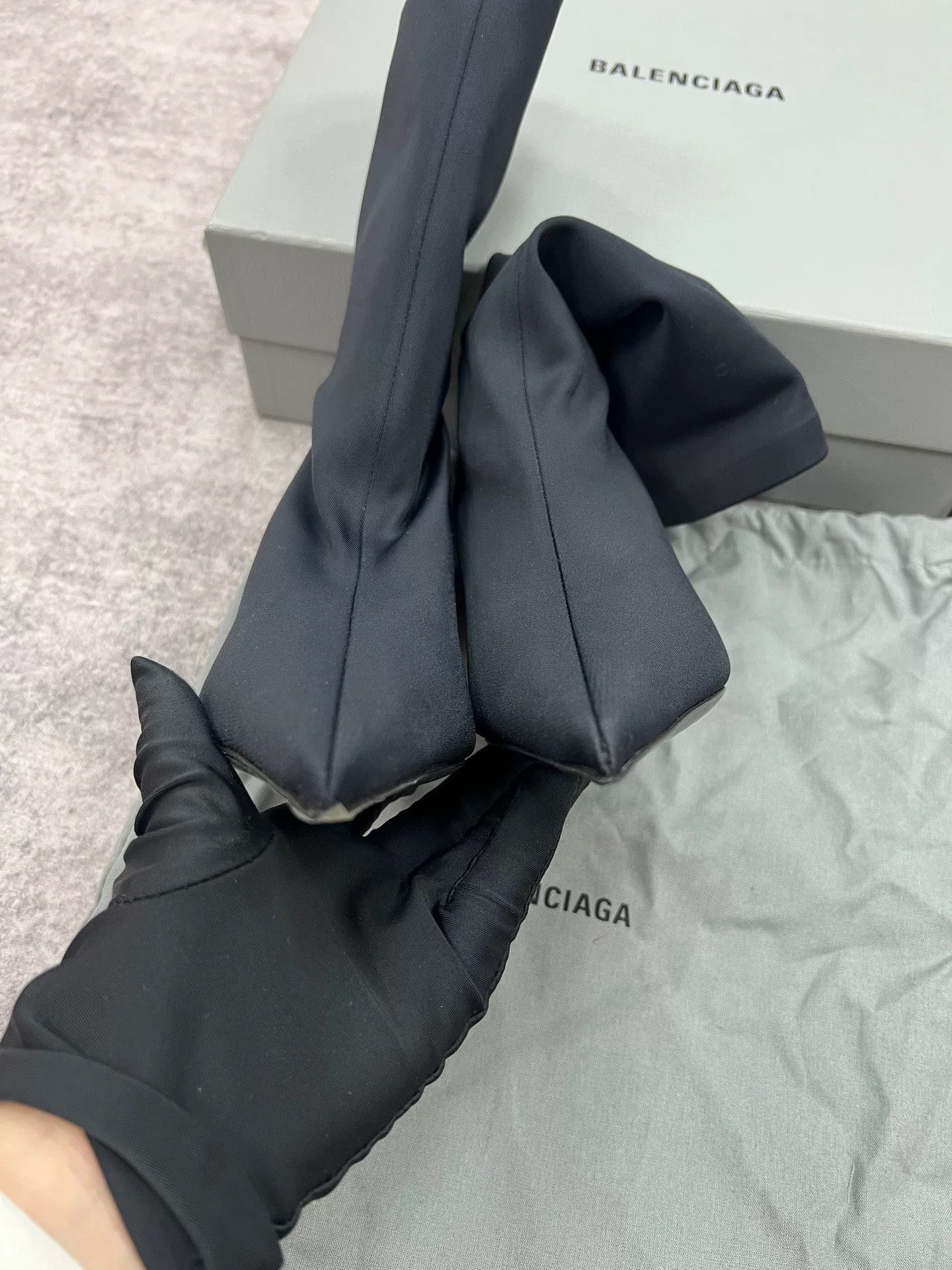 Balenciaga balenciaga black pointed toe ankle boots Size US 6 / IT 36 - 3 Thumbnail