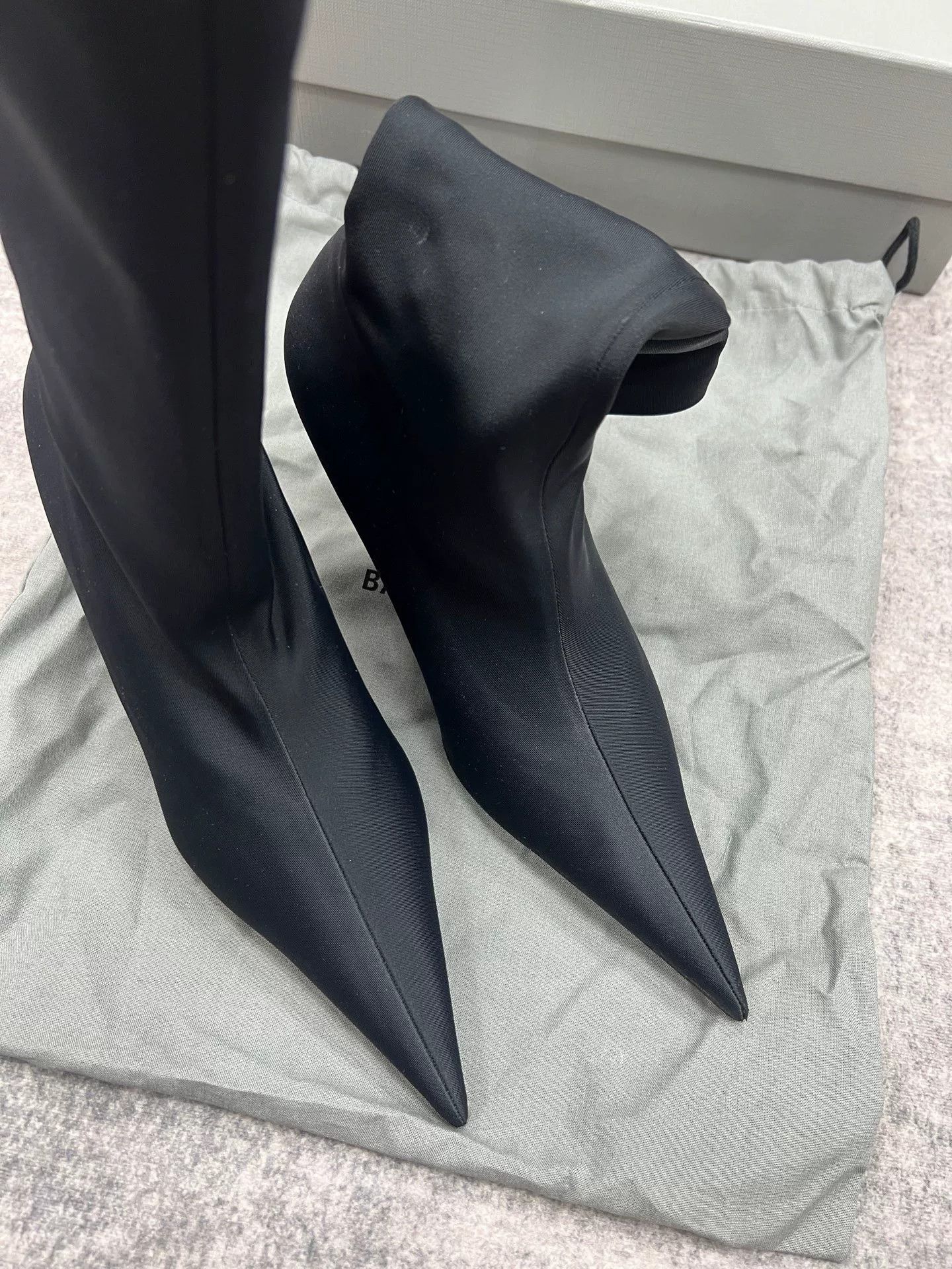 Balenciaga balenciaga black pointed toe ankle boots Size US 6 / IT 36 - 2 Thumbnail