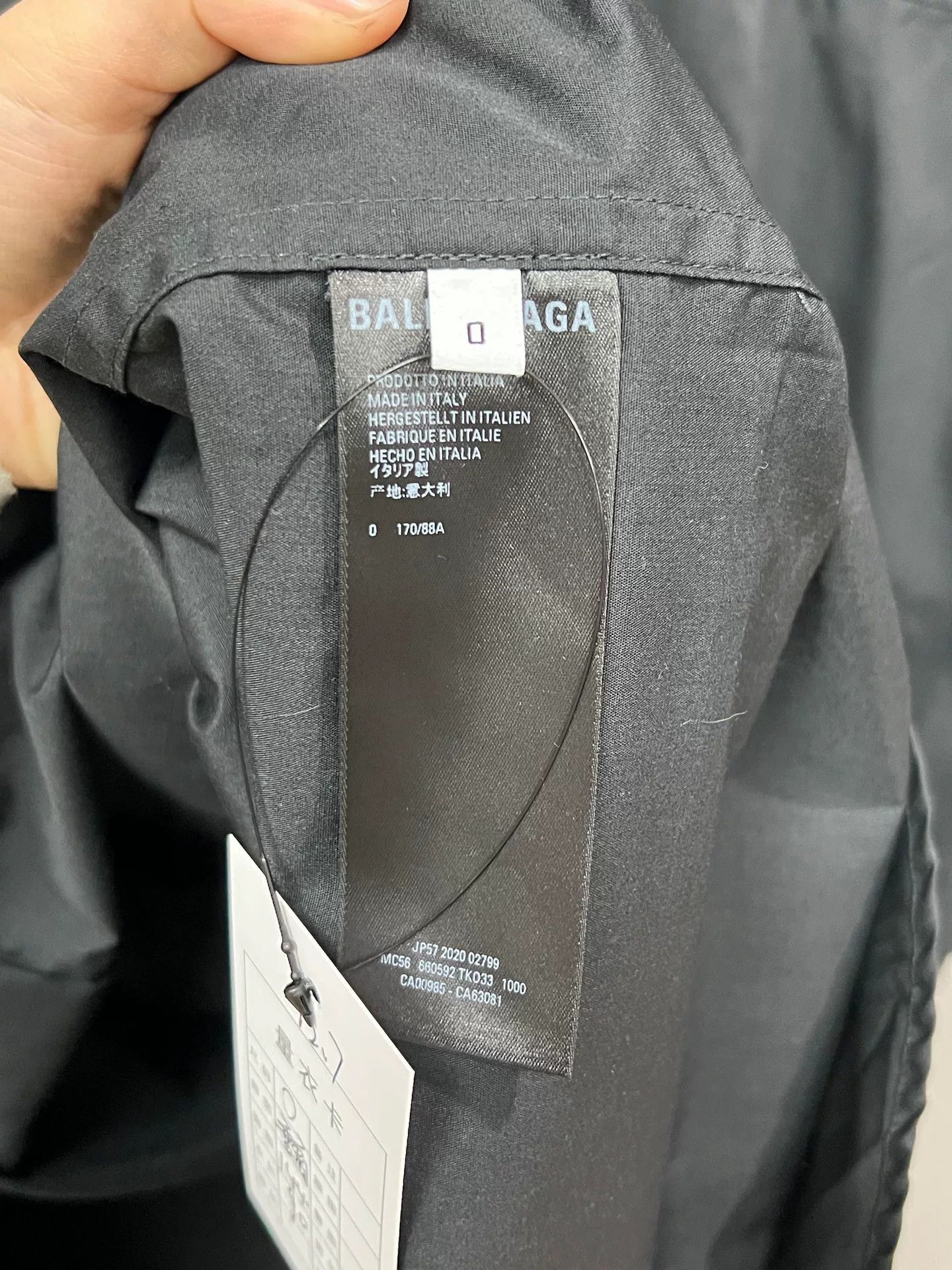 Balenciaga Balenciaga Embroidered Logo Shirt Size US M / EU 48-50 / 2 - 3 Thumbnail