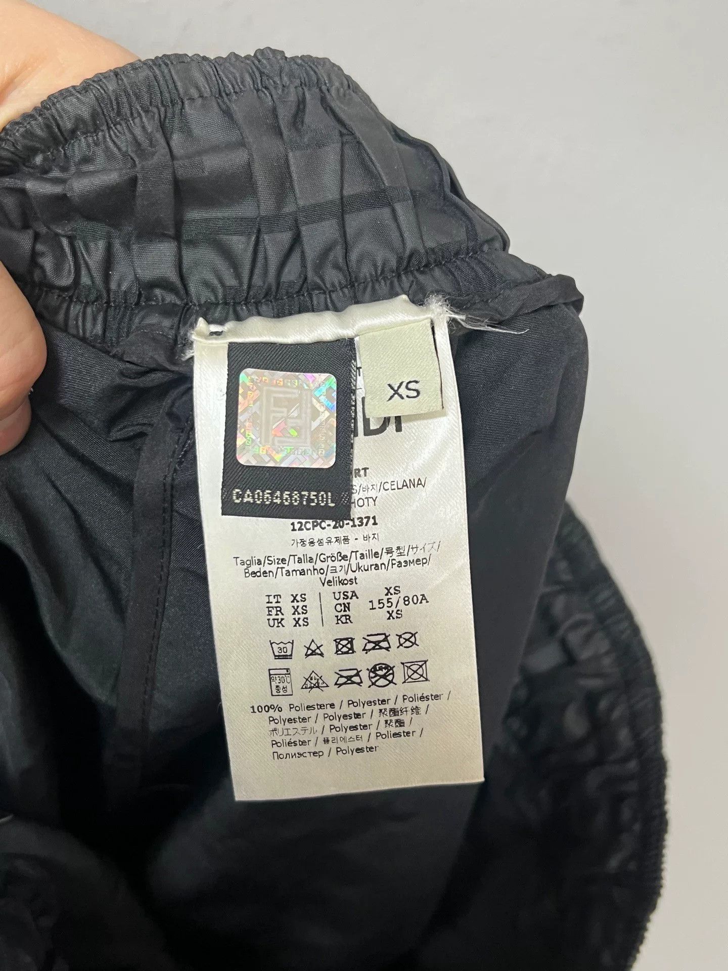Fendi fendi printed athletic pants in black Size US 30 / EU 46 - 4 Thumbnail