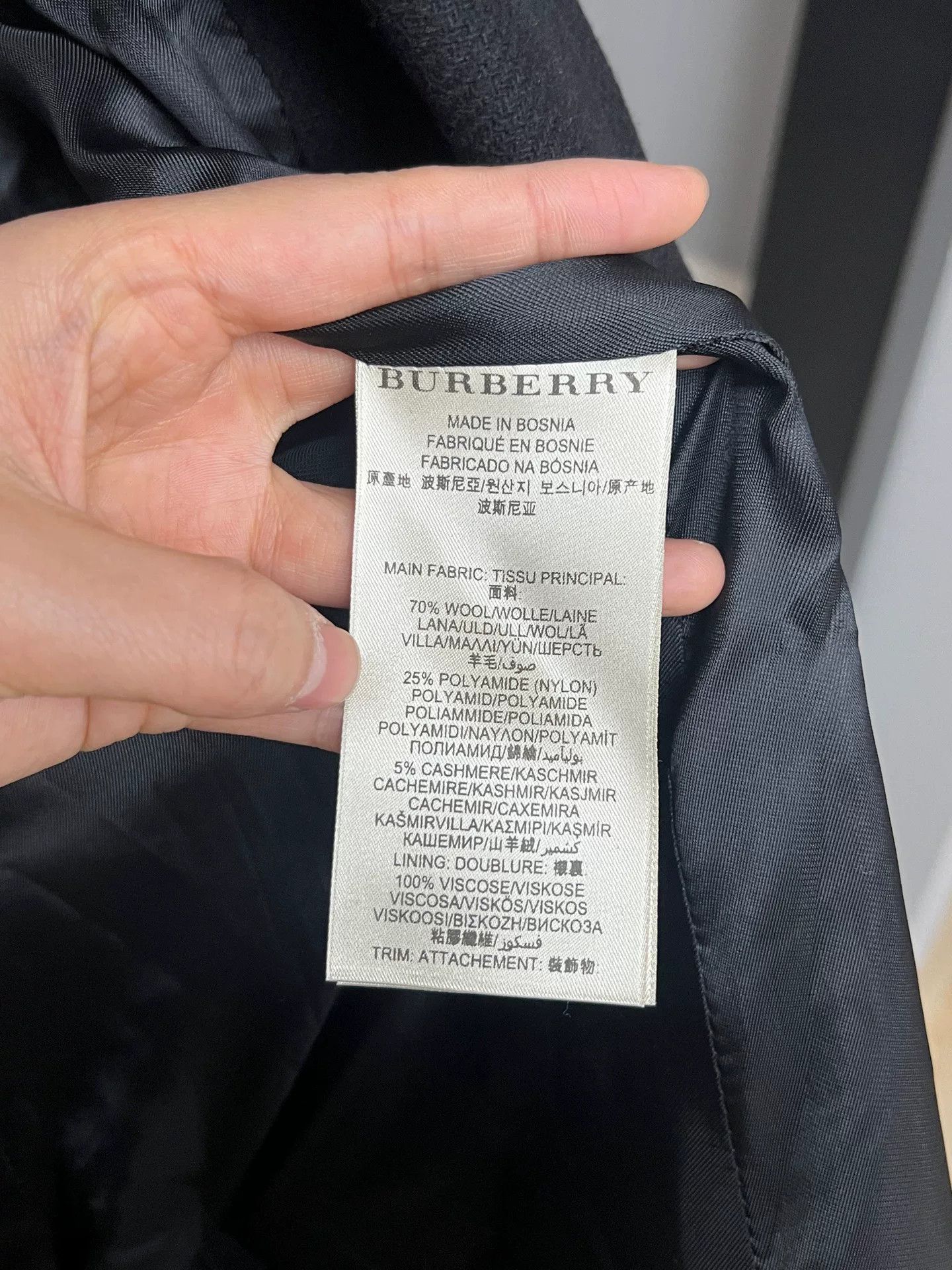 Burberry Burberry Double-Breasted Coat Size UK6 Size S / US 4 / IT 40 - 4 Thumbnail