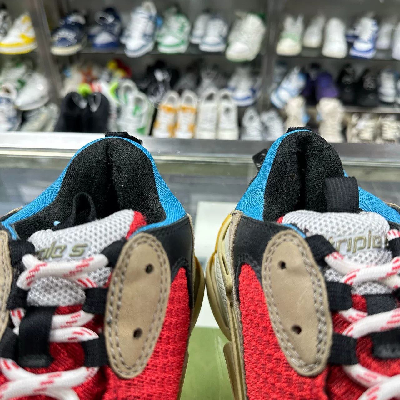 Balenciaga balenciaga triples red blue sneakers size 41 Size US 10.5 / EU 43-44 - 7 Thumbnail