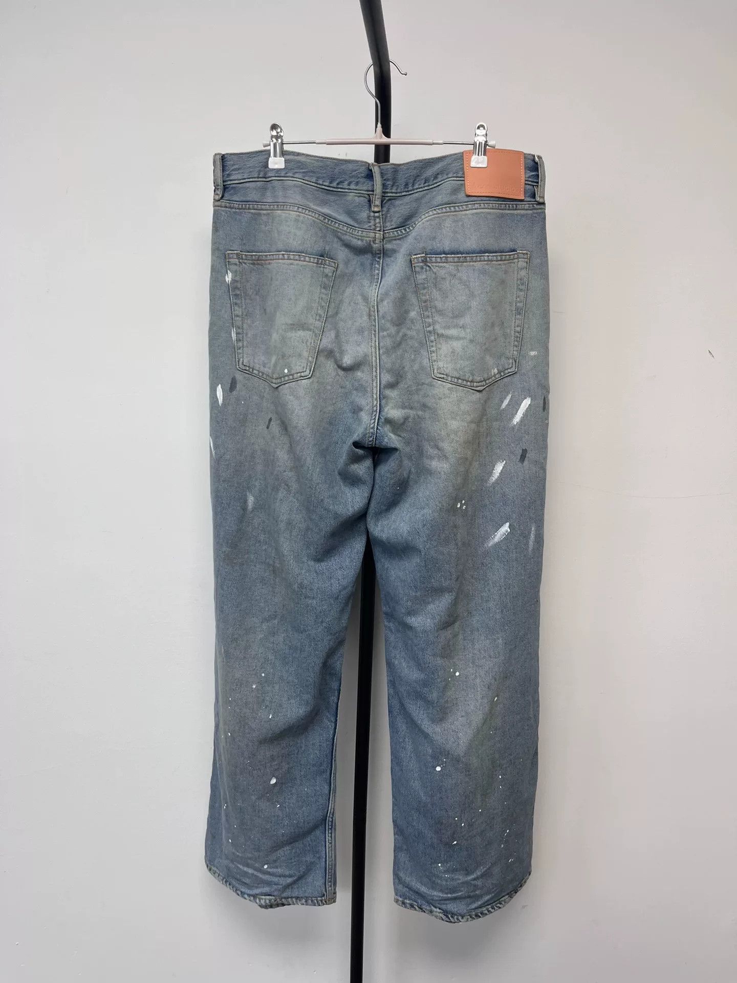 Acne Studios acne studios baggy low-rise wide-leg jeans Size US 28 / EU 44 - 2 Thumbnail