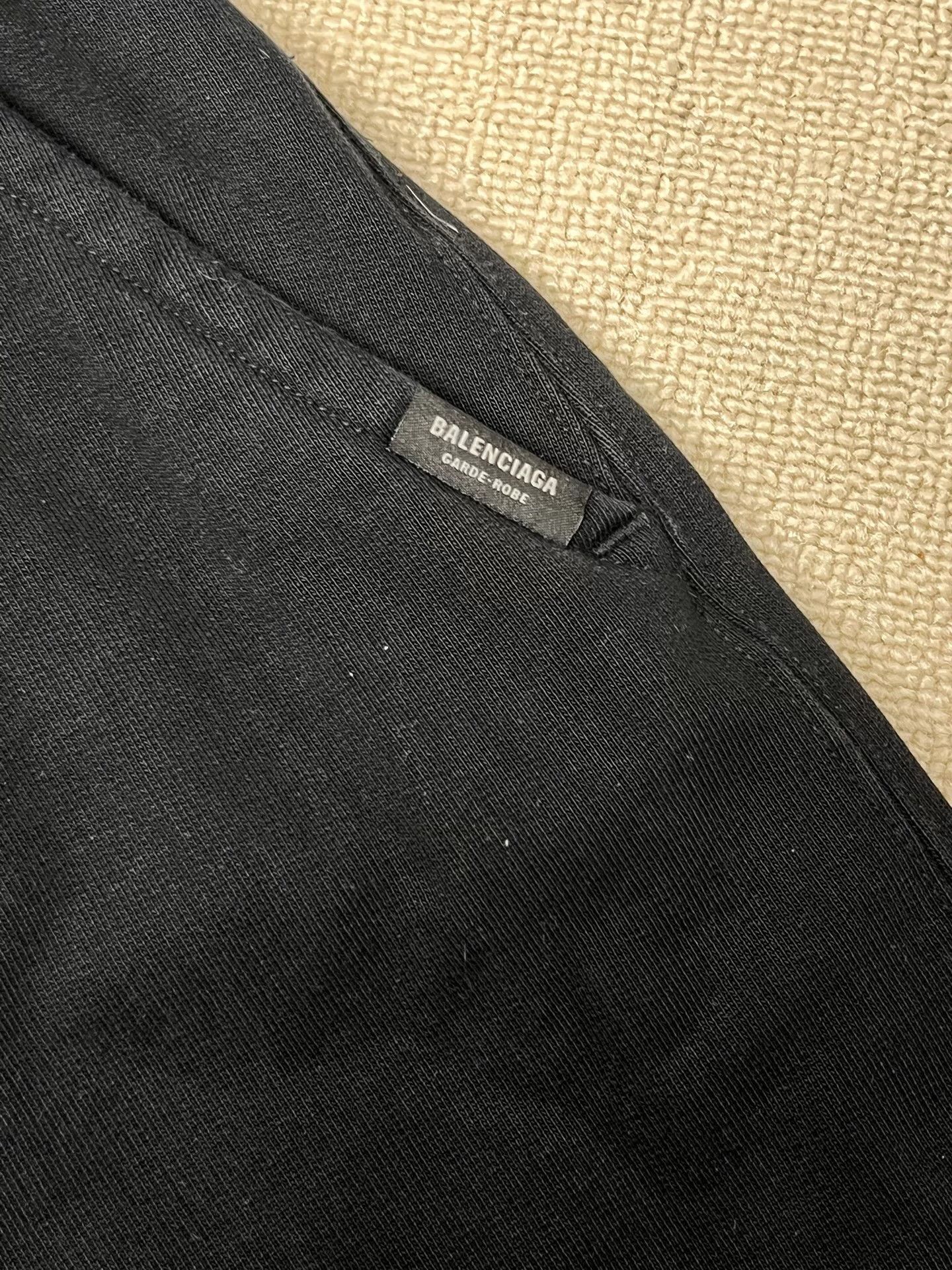 Balenciaga balenciaga black drawstring athletic pants Size US 34 / EU 50 - 3 Thumbnail