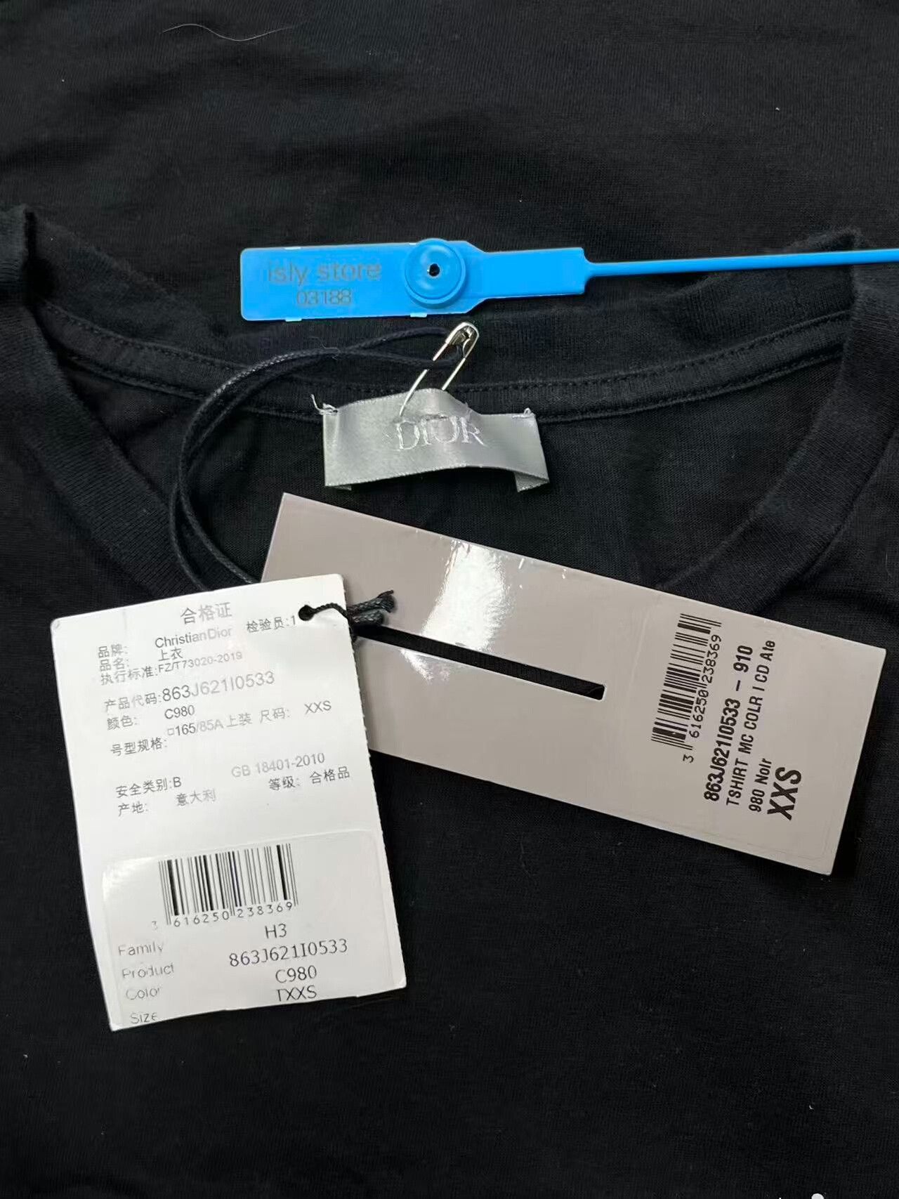 Dior christian dior logo short sleeve t-shirt Size XXS / US 00 / IT 34 - 4 Thumbnail