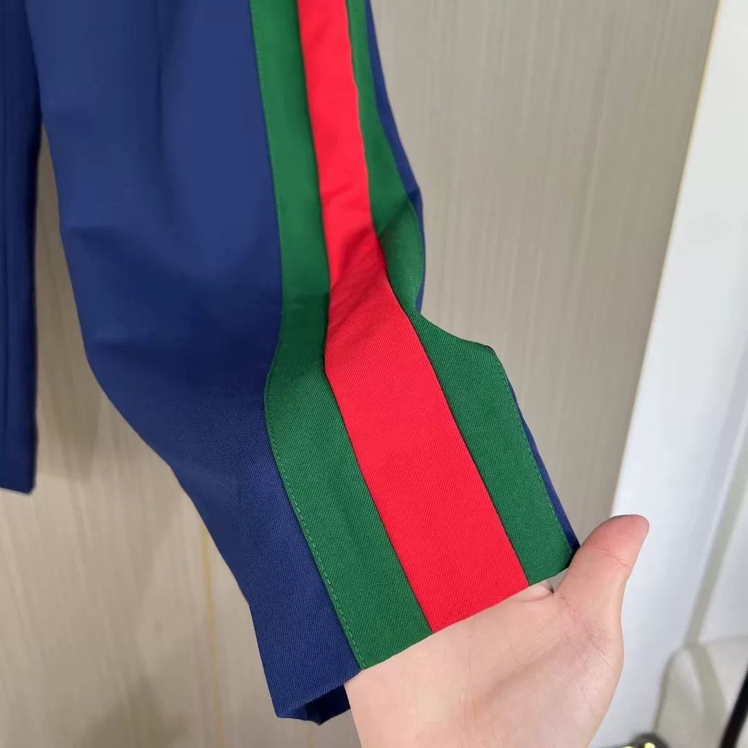 Gucci gucci red green stripe casual pants Size US 34 / EU 50 - 4 Thumbnail