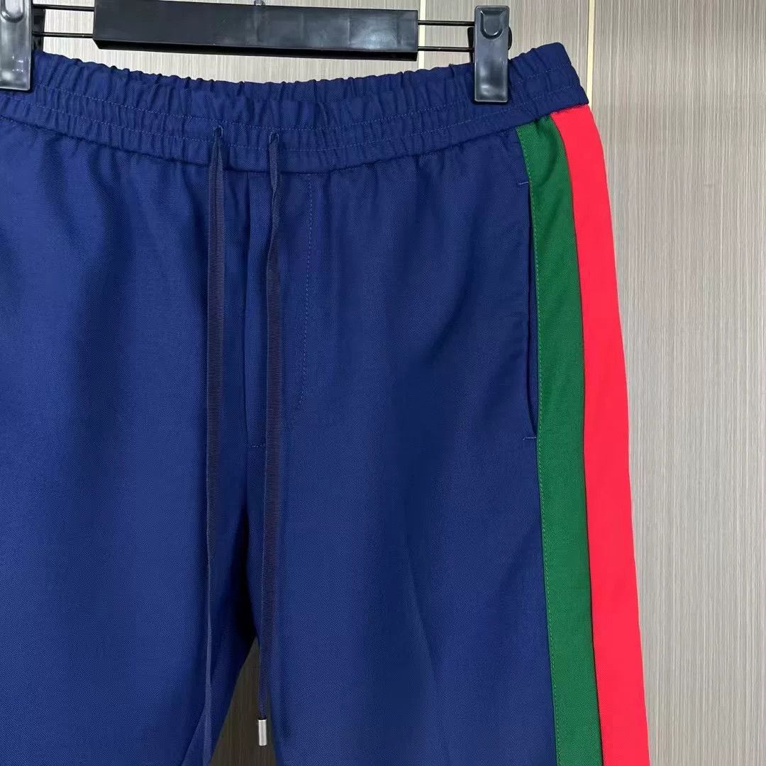 Gucci gucci red green stripe casual pants Size US 34 / EU 50 - 3 Thumbnail