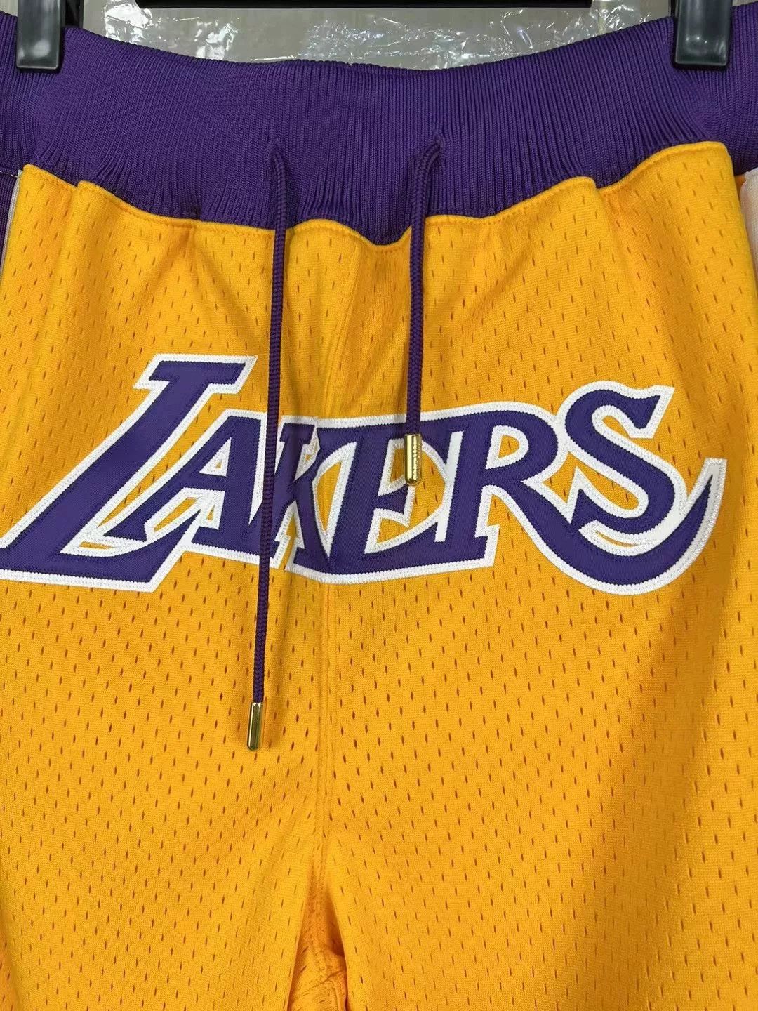 Just Don Just Don Lakers Embroidered Logo Shorts Size US 28 / EU 44 - 3 Thumbnail