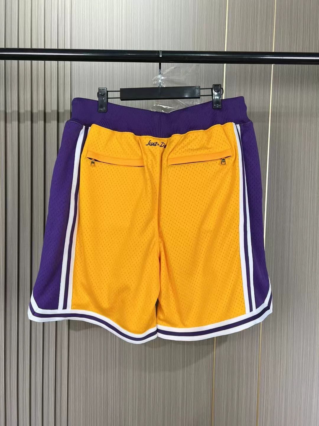 Just Don Just Don Lakers Embroidered Logo Shorts Size US 28 / EU 44 - 2 Thumbnail