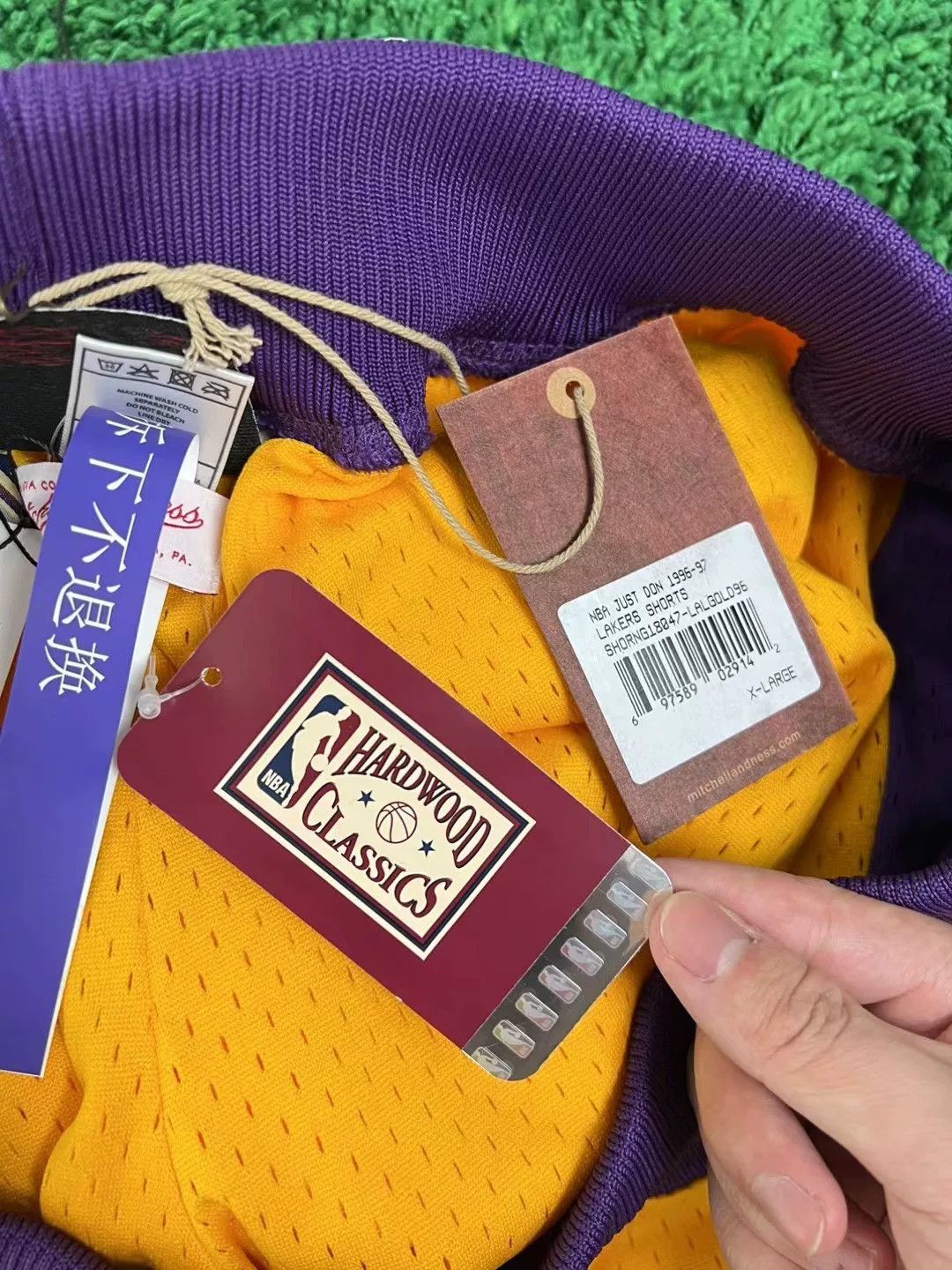 Just Don Just Don Lakers Embroidered Logo Shorts Size US 28 / EU 44 - 6 Thumbnail