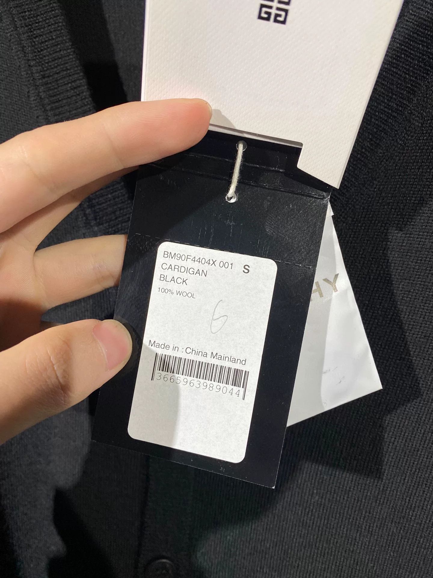 Givenchy Givenchy Black Knit Cardigan, New Condition Size US M / EU 48-50 / 2 - 5 Thumbnail