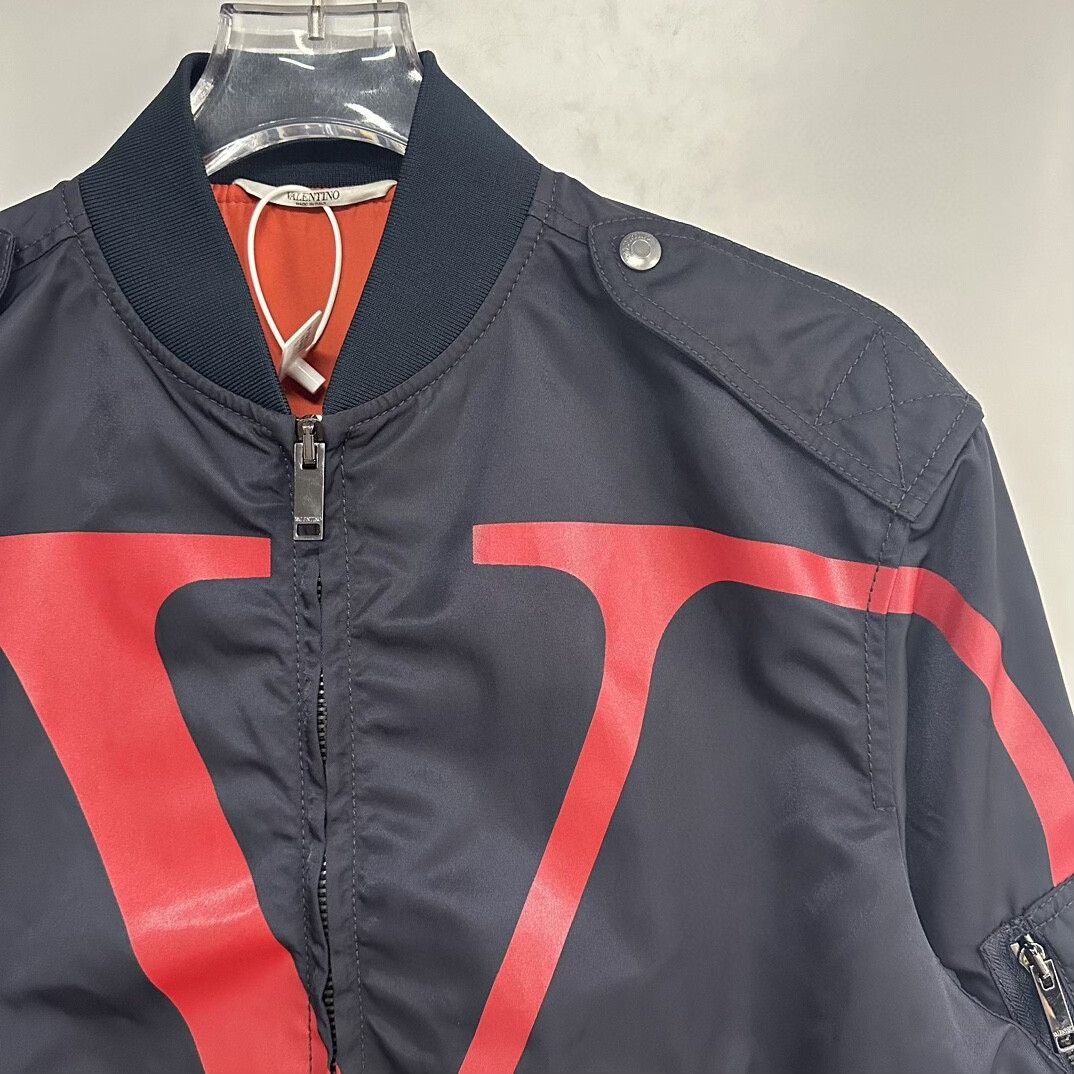 Valentino valentino classic big logo baseball jacket Size US L / EU 52-54 / 3 - 3 Thumbnail