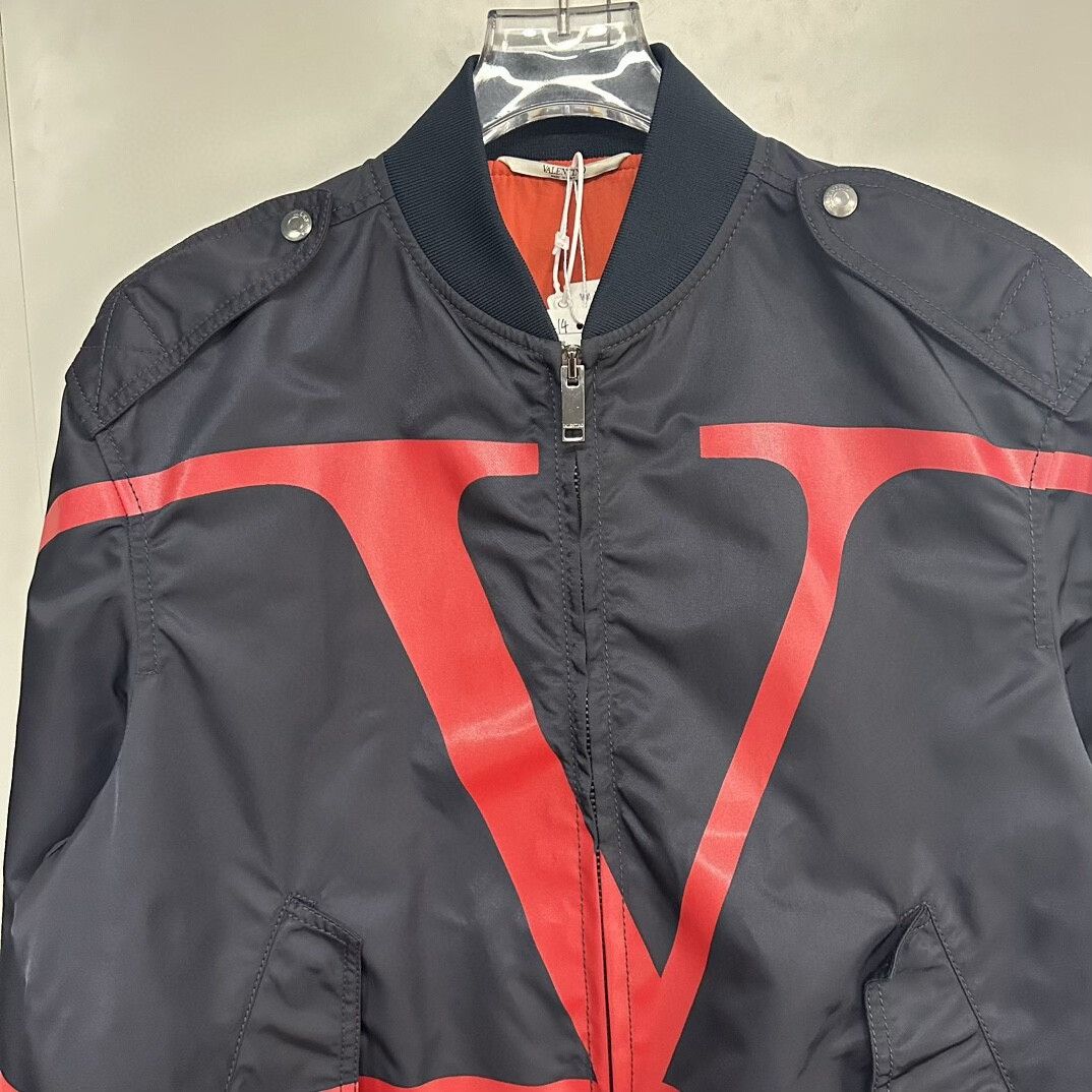 Valentino valentino classic big logo baseball jacket Size US L / EU 52-54 / 3 - 2 Thumbnail