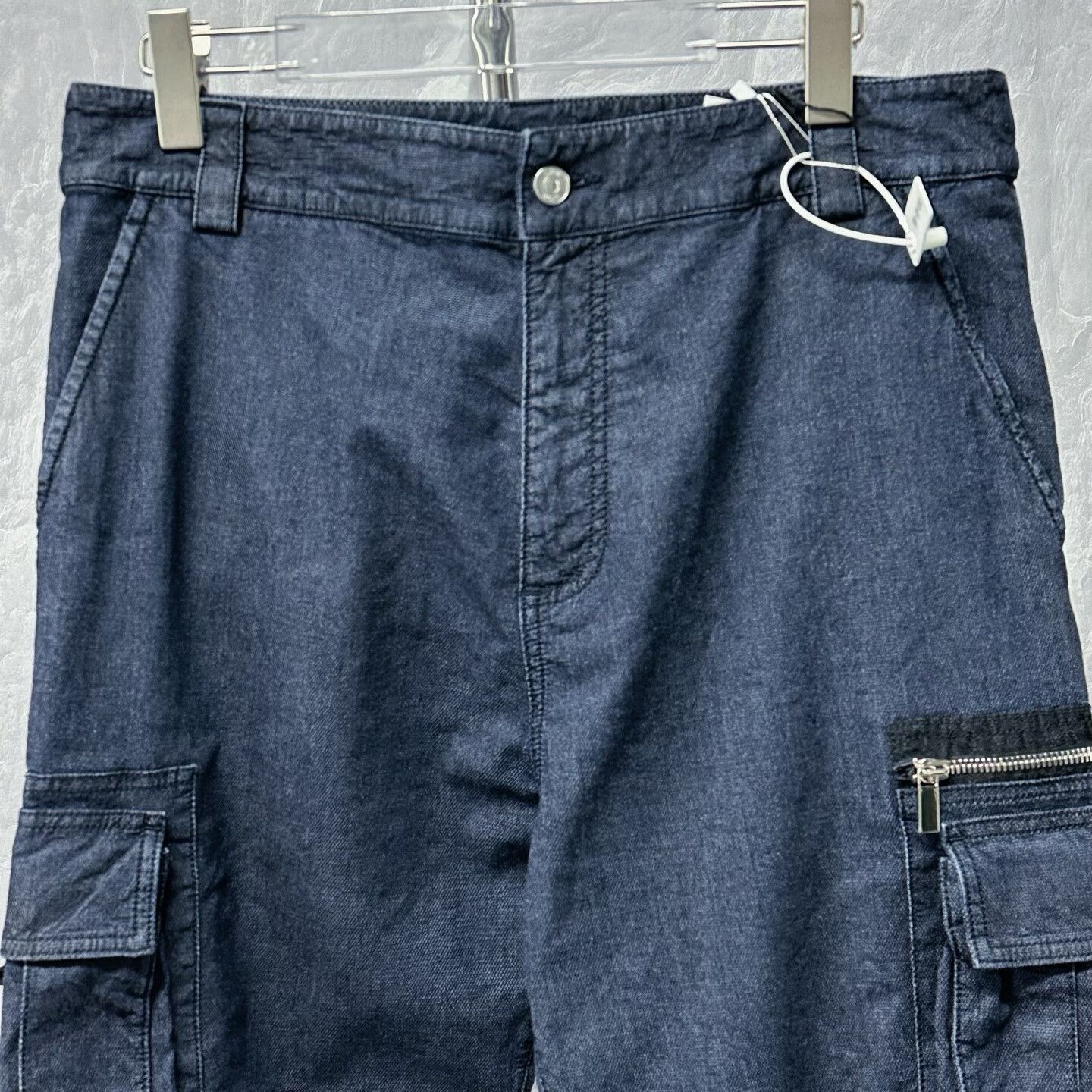 Dior dior zip pocket denim cargo pants Size US 27 - 2 Thumbnail