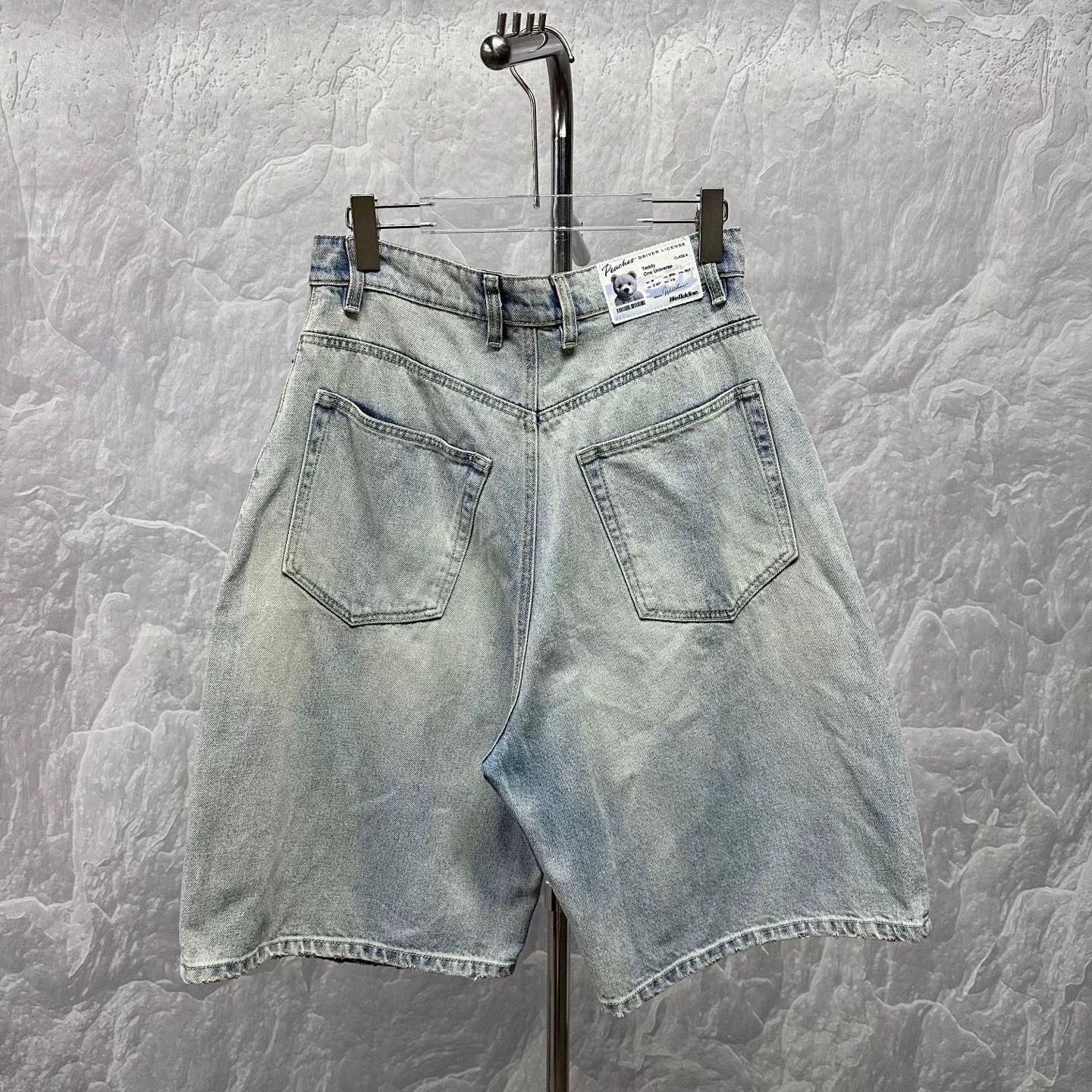 WE11DONE WE11DONE Distressed Denim Shorts Size S Size 24" / US 00 / IT 34 - 4 Thumbnail