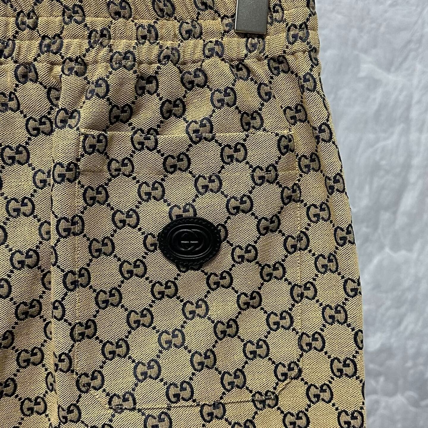 Gucci gucci double g patterned drawstring denim pants Size US 28 / EU 44 - 3 Thumbnail