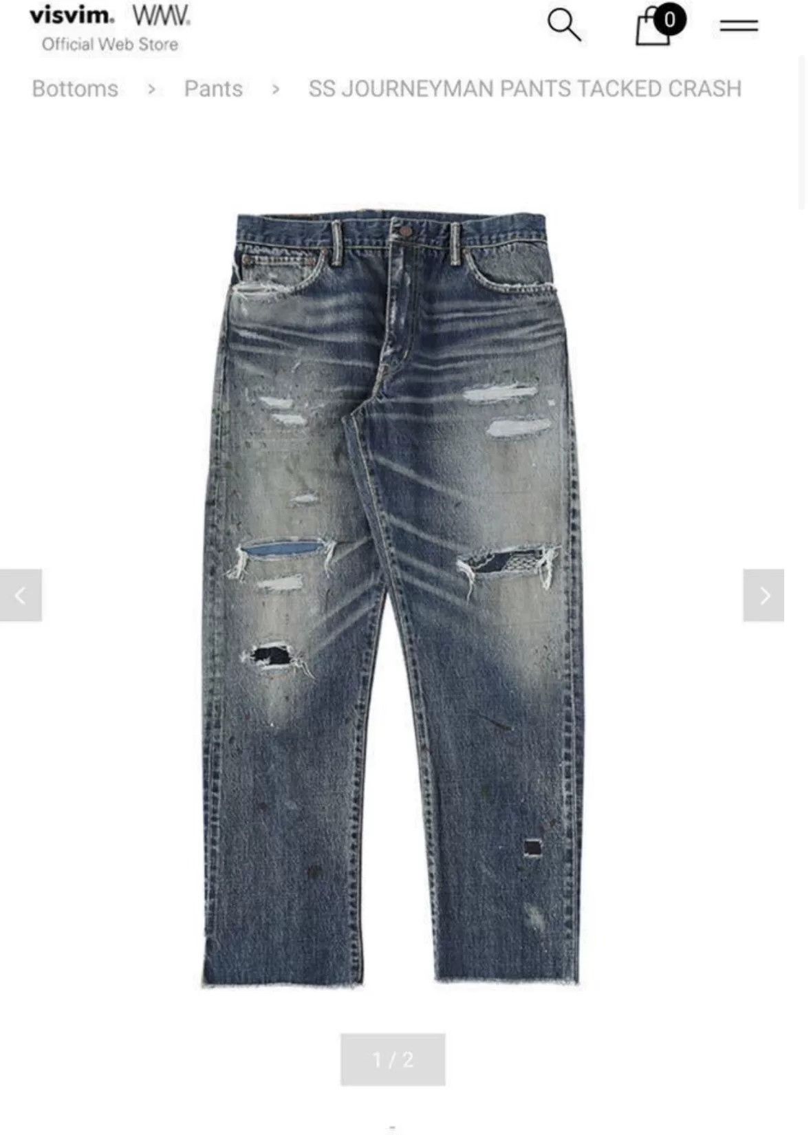 Visvim visvim journeyman pants in denim blue Size US 34 / EU 50 - 7 Thumbnail