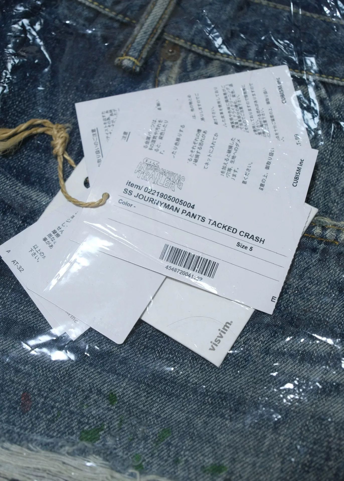 Visvim visvim journeyman pants in denim blue Size US 34 / EU 50 - 6 Thumbnail